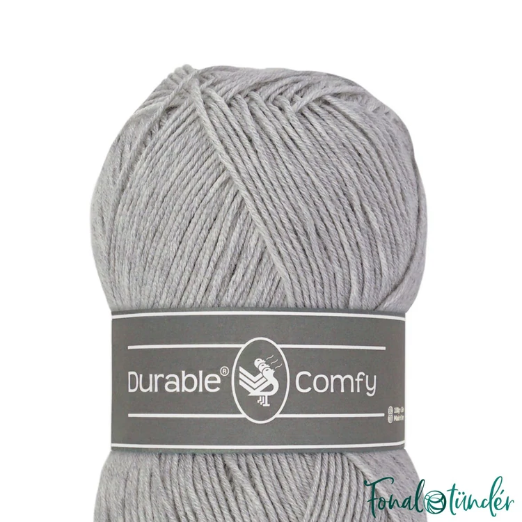 Durable Comfy 2232 Light Gray - szürke mikroszálas akril fonal - acrylic yarn - 03