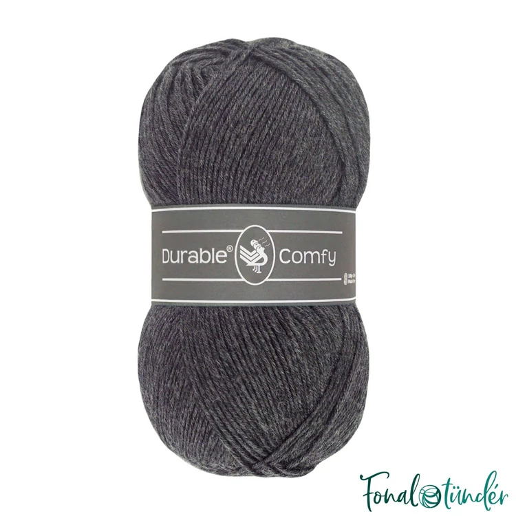 Durable Comfy 2234 Marble - sötétszürke mikroszálas akril fonal - acrylic yarn