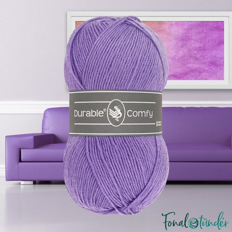 Durable Comfy 269 Light Purple - lila akril fonal