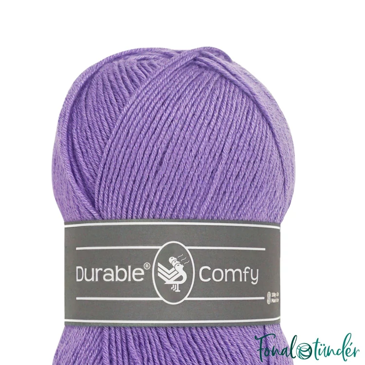 Durable Comfy 268 Pastel Lilac - halvány lila mikroszálas akril fonal - acrylic yarn - 03