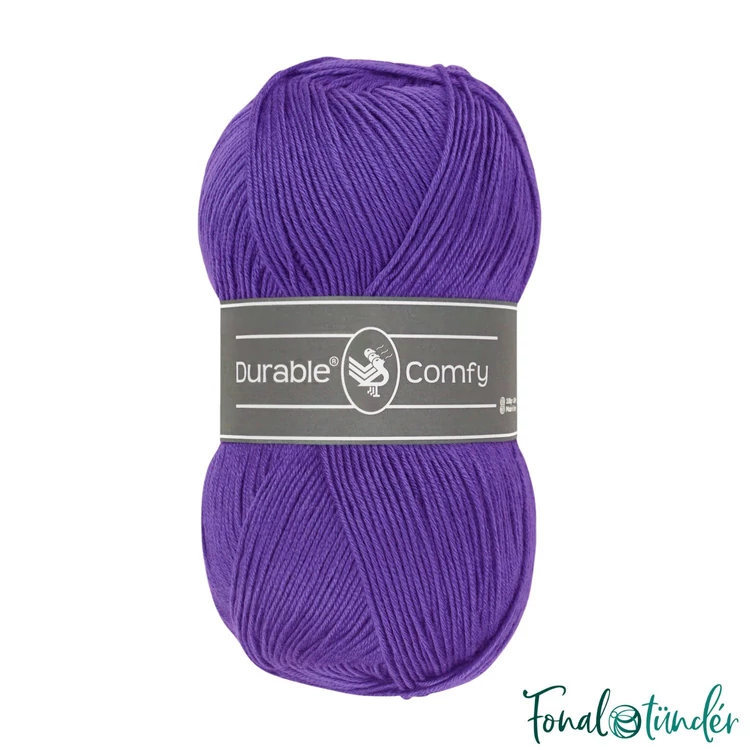 Durable Comfy 270 Purple - lila mikroszálas akril fonal - acrylic yarn