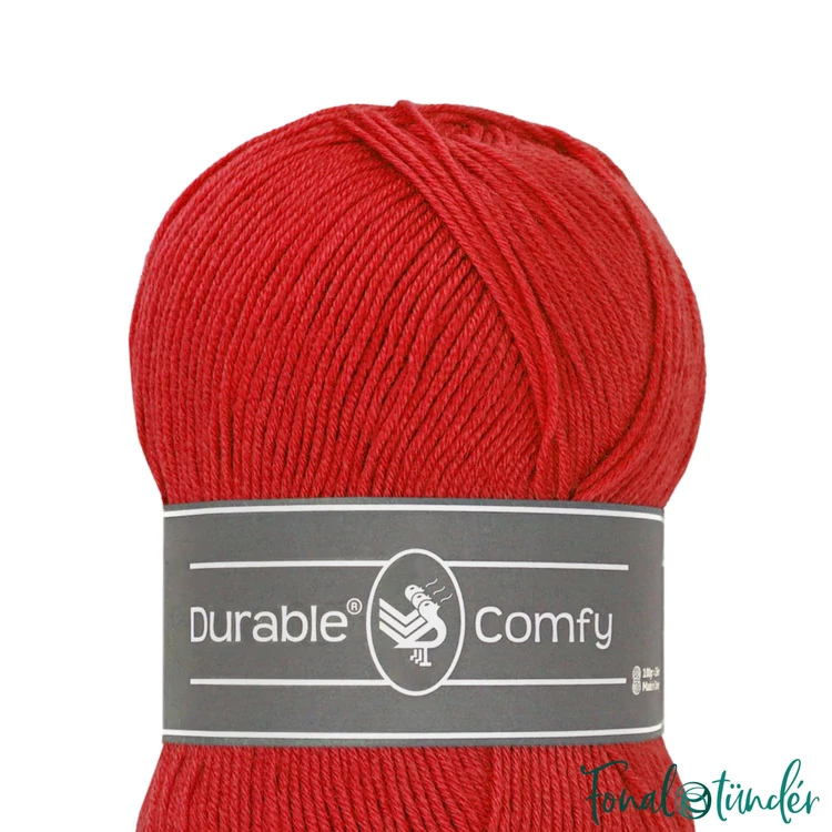 Durable Comfy 318 Tomato - piros mikroszálas akril fonal - acrylic yarn
