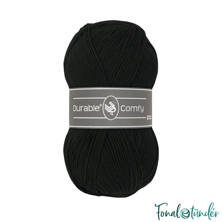 Durable Comfy 325 Black - fekete akril fonal