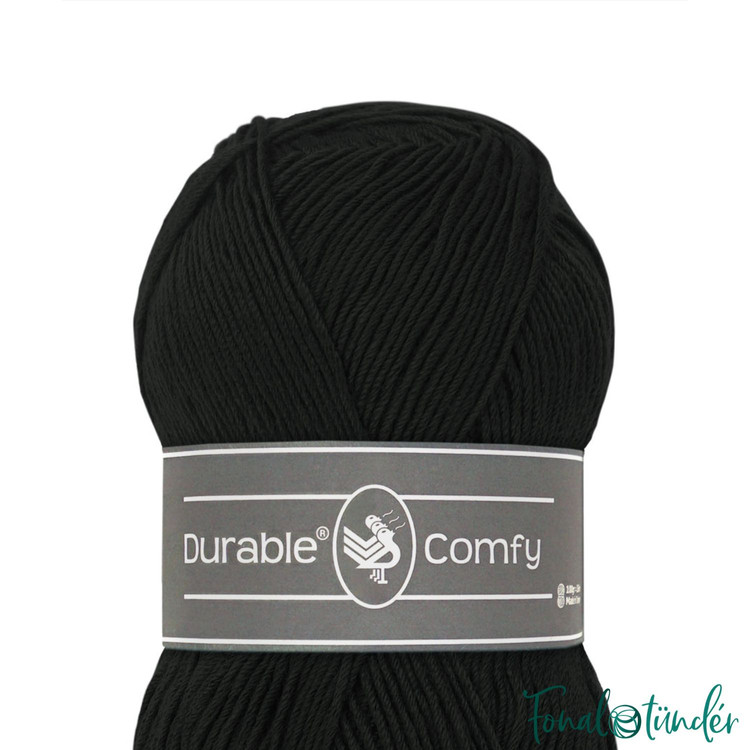 Durable Comfy 325 Black - fekete akril fonal