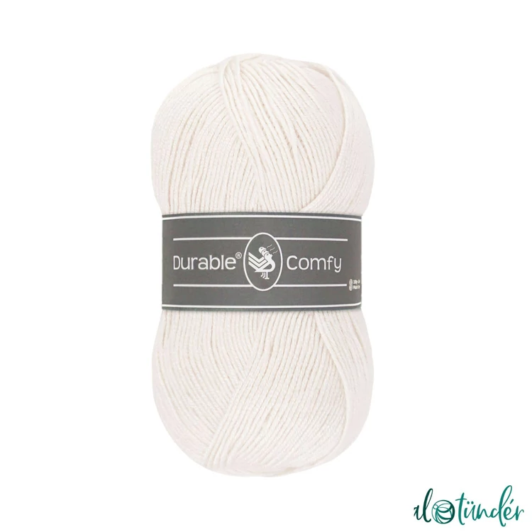 Durable Comfy 326 Ivory - törtfehér mikroszálas akril fonal - acrylic yarn