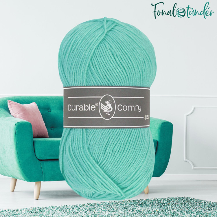 Durable Comfy 339 Light Atlantis - türkizkék akril fonal
