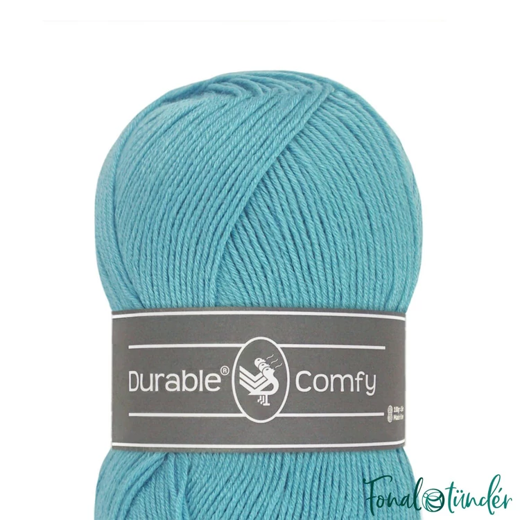 Durable Comfy 342 Atlantis - türkizkék mikroszálas akril fonal - acrylic yarn - 03