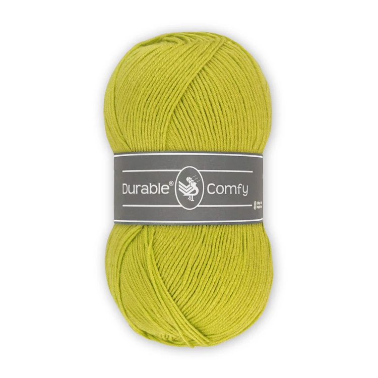 Durable Comfy 352 - sárgászöld mikroszálas akril fonal - acrylic yarn