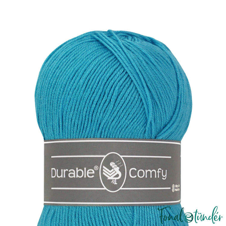 Durable Comfy 373 Cyan Blue - türkizkék akril fonal