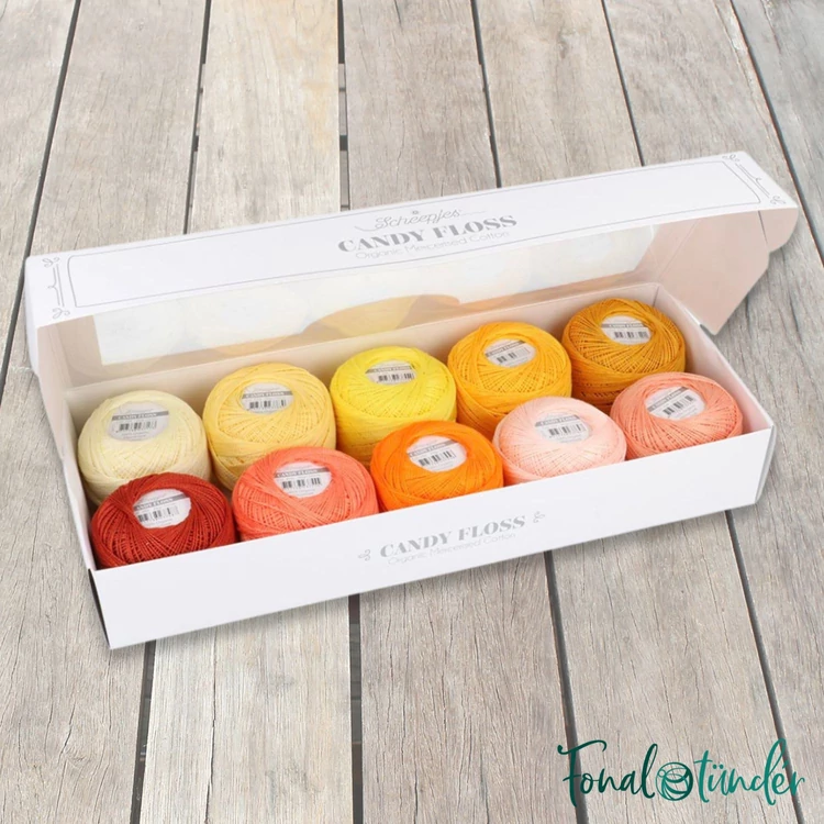 Scheepjes Candy Floss Colour Pack - Butterscotch - hímzőfonal csomag - Sárga