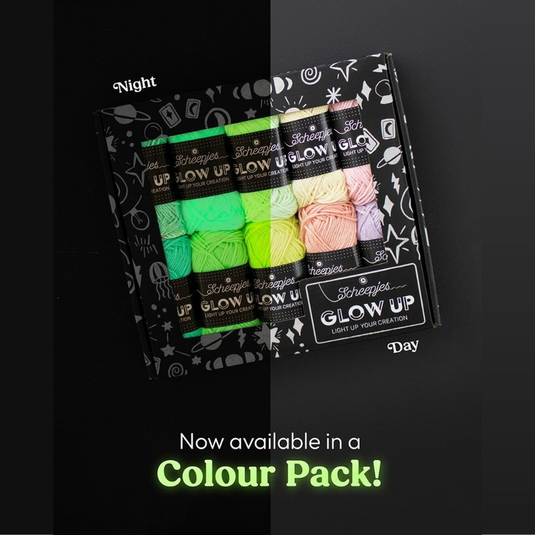 Scheepjes Glow Up - világító fonal csomag
