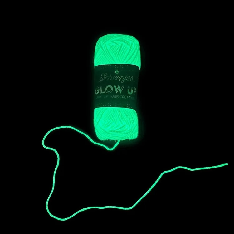 Scheepjes Glow Up - yarn colour pack - sötétben világító fonal csomag
