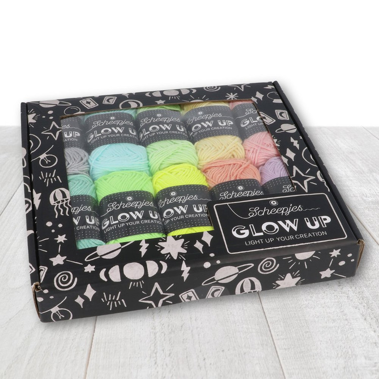 Scheepjes Glow Up - világító fonal csomag