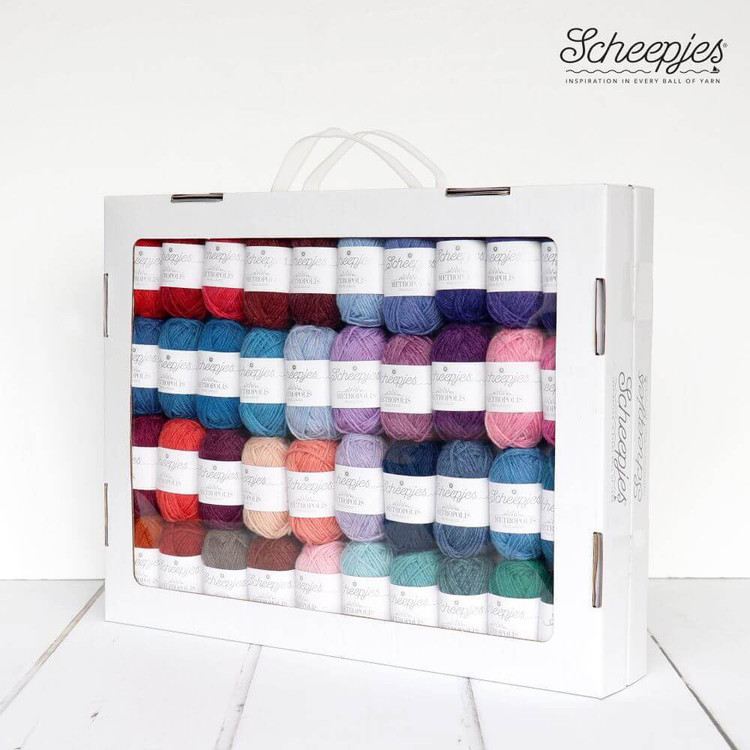 Scheepjes Metropolis Color Pack - 80 gombolyag fonal
