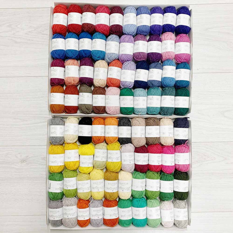 Scheepjes Metropolis Color Pack - 80 gombolyag fonal