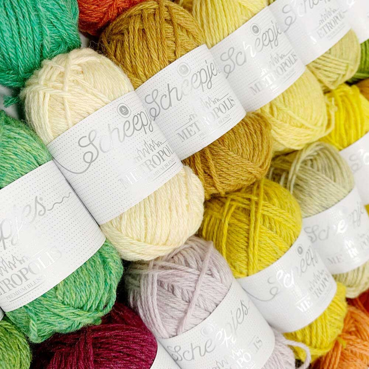 Scheepjes Metropolis Color Pack - 80 gombolyag fonal