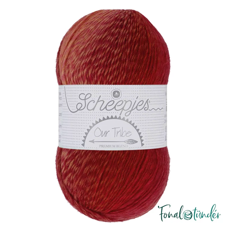 Scheepjes Our Tribe 968 - Happy In Red - piros-vörös - gyapjú fonal - wool yarn