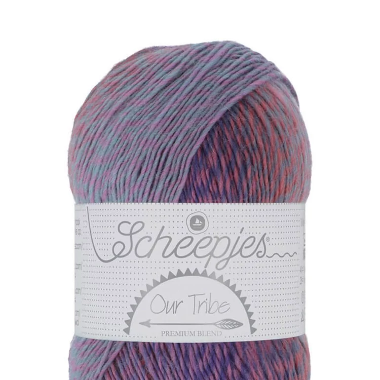 Scheepjes Our Tribe 978 Natalia - szinatmenetes gyapjú fonal - wool yarn