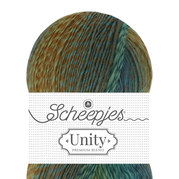 Scheepjes Unity 980 Jessica - narancs-zöld gyapjú fonal Scheepjes Unity 980 Jessica - narancs-zöld gyapjú fonal