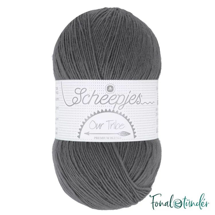 Scheepjes Our Tribe 982 - Trust - szürke gyapjú fonal - wool yarn