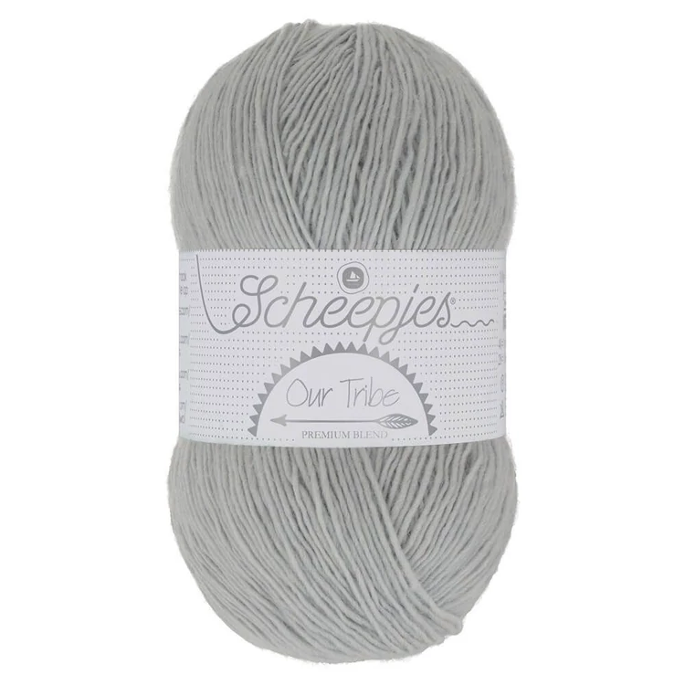 Scheepjes Our Tribe 983 Scott - szürke gyapjú fonal - wool yarn