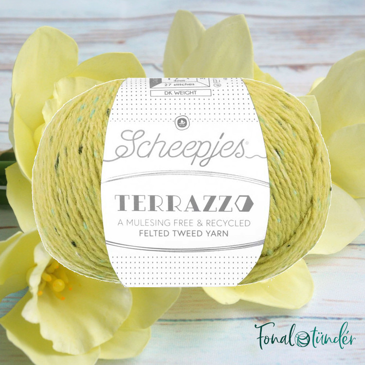 Scheepjes Terrazzo 703 Oro - sárga gyapjú fonal