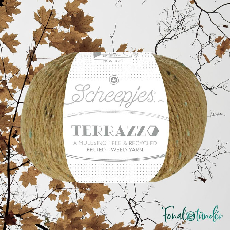 Scheepjes Terrazzo 704 Acero - barna gyapjú fonal Scheepjes Terrazzo 704 Acero - barna gyapjú fonal
