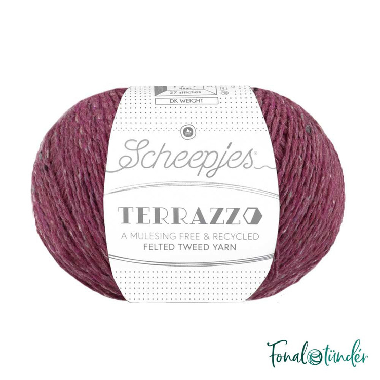 Scheepjes Terrazzo 720 Sangria - piros gyapjú fonal Scheepjes Terrazzo 720 Sangria - piros gyapjú fonal