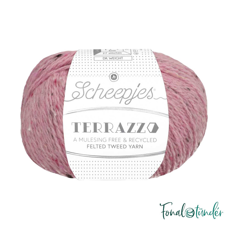 Scheepjes Terrazzo 723 Rosa - rózsaszín gyapjú fonal Scheepjes Terrazzo 723 Rosa - rózsaszín gyapjú fonal