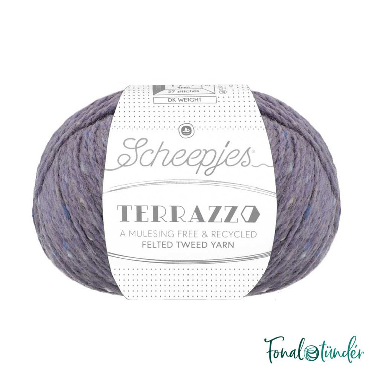 Scheepjes Terrazzo 726 Malva - mályva lila gyapjú fonal Scheepjes Terrazzo 726 Malva - mályva lila gyapjú fonal
