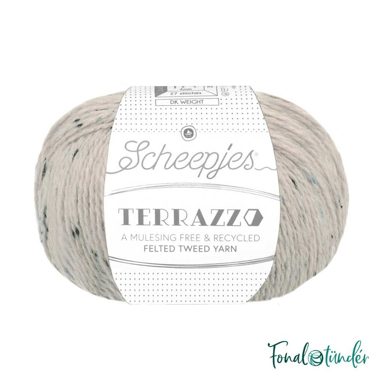 Scheepjes Terrazzo 744 Prosecco - törtfehér gyapjú fonal