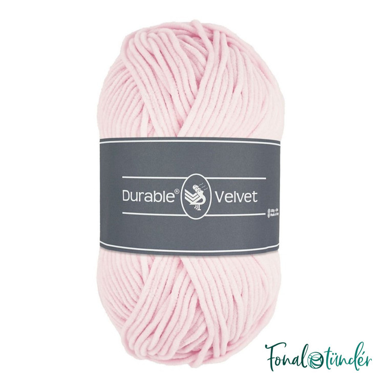 Durable Velvet 203 Light pink - rózsaszín zsenília fonal