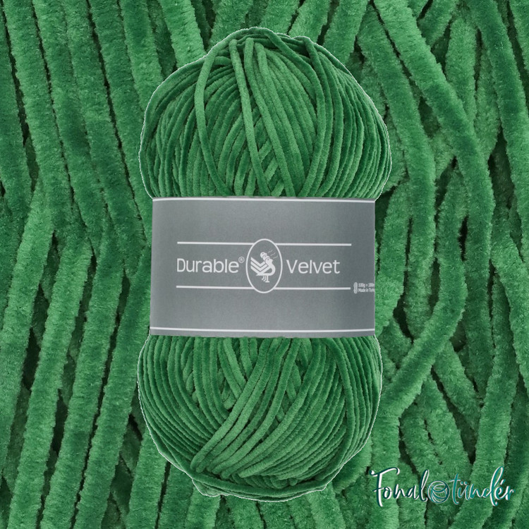 Durable Velvet 2133 Dark Mint - sötétzöld zsenília fonal Durable Velvet 2133 Dark Mint - sötétzöld zsenília fonal