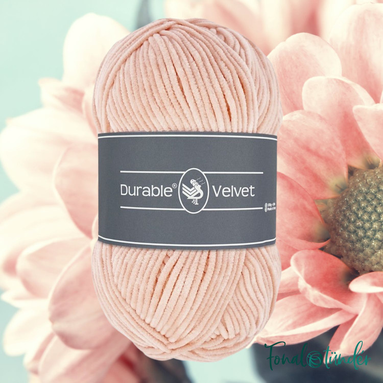Durable Velvet 2192 Pale Pink - rózsaszín zsenília fonal Durable Velvet 2192 Pale Pink - rózsaszín zsenília fonal