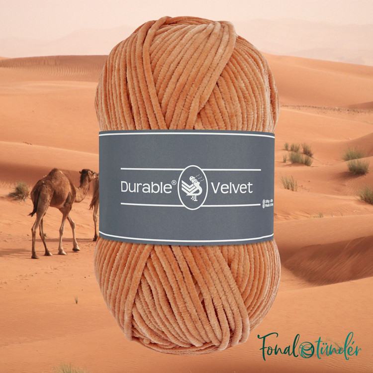 Durable Velvet 2209 Camel - drapp zsenília fonal Durable Velvet 2209 Camel - drapp zsenília fonal