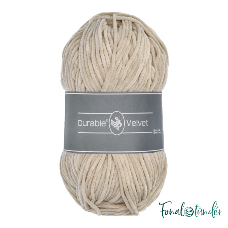 Durable Velvet 2212 Linen - drapp zsenília fonal