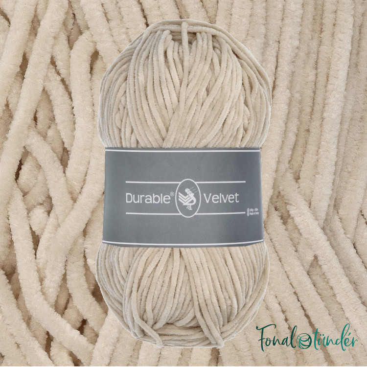Durable Velvet 2212 Linen - drapp zsenília fonal Durable Velvet 2212 Linen - drapp zsenília fonal