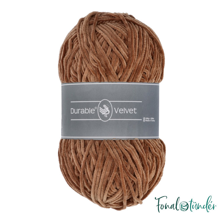 Durable Velvet 2218 Hazelnut - barna zsenília fonal