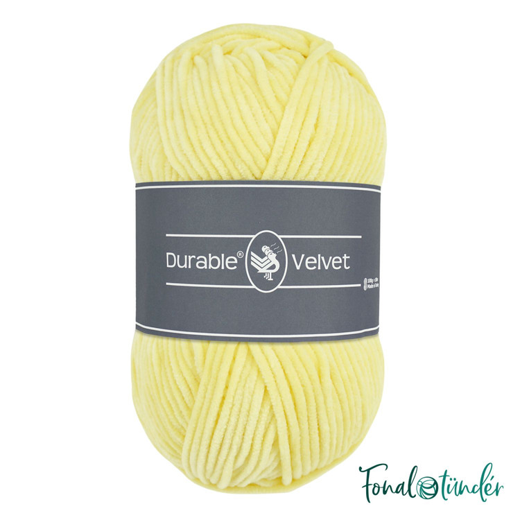 Durable Velvet 309 Light Yellow - sárga zsenília fonal