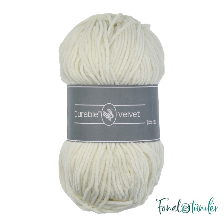 Durable Velvet 326 Ivory - törtfehér zsenília fonal
