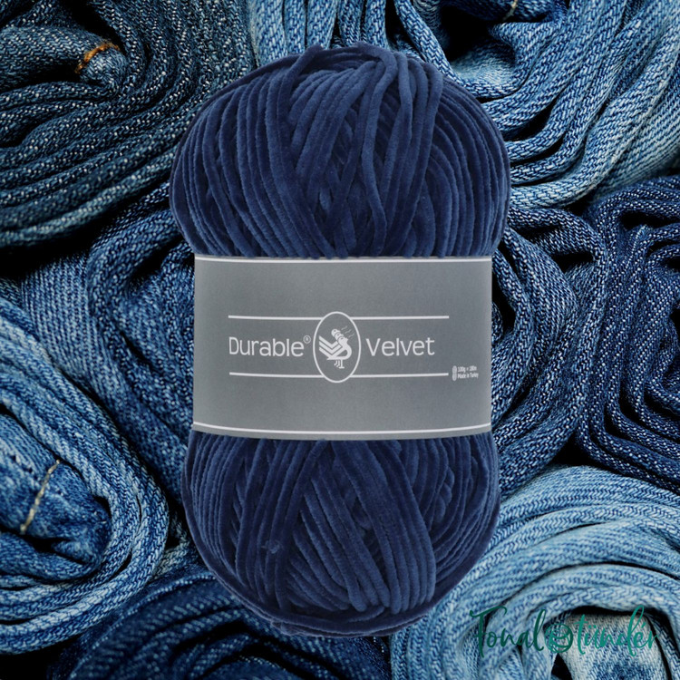 Durable Velvet 370 Jeans - farmerkék zsenília fonal Durable Velvet 370 Jeans - farmerkék zsenília fonal
