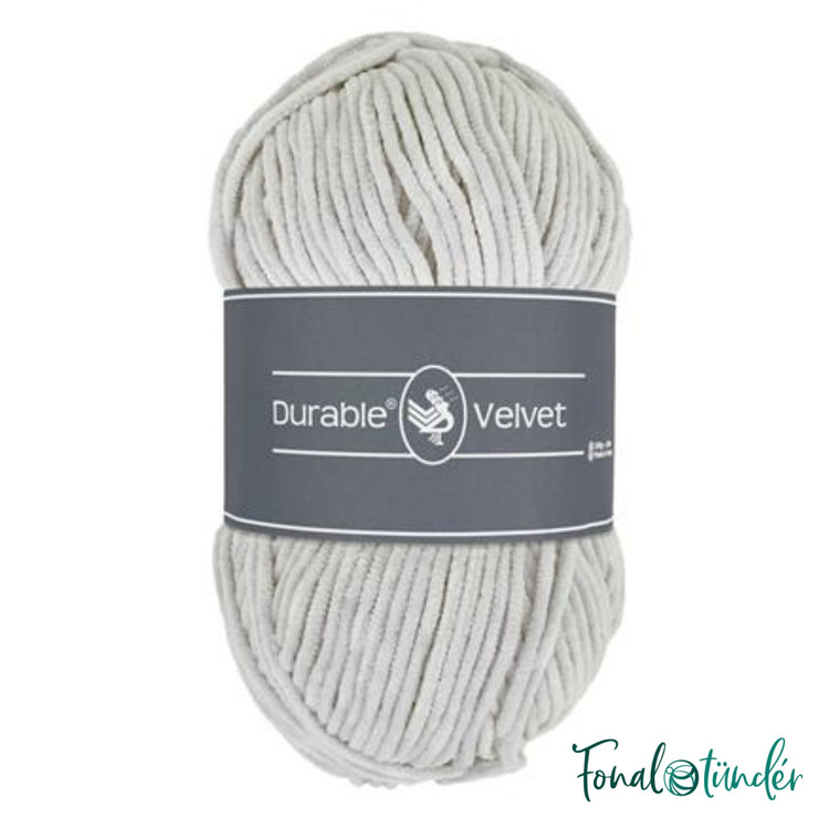 Durable Velvet 415 Chateau Gray - világosszürke zsenília fonal
