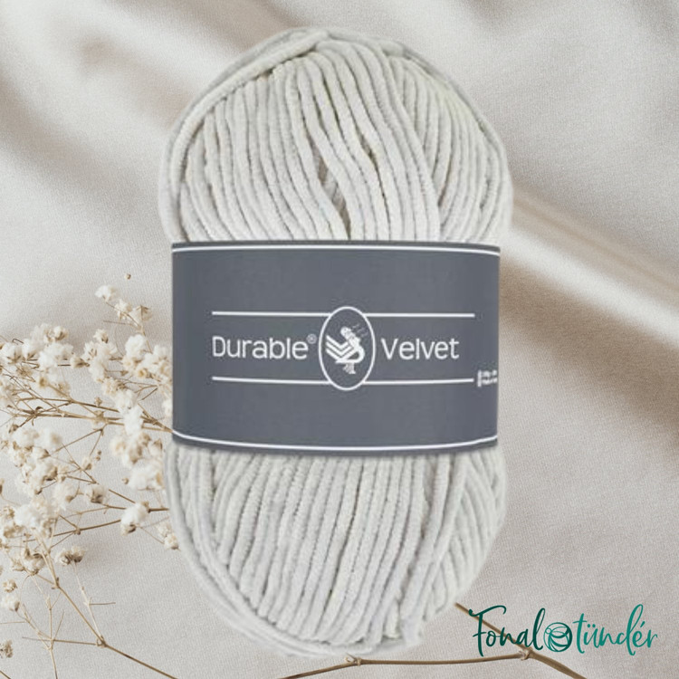 Durable Velvet 415 Chateau Gray - világosszürke zsenília fonal Durable Velvet 415 Chateau Gray - világosszürke zsenília fonal