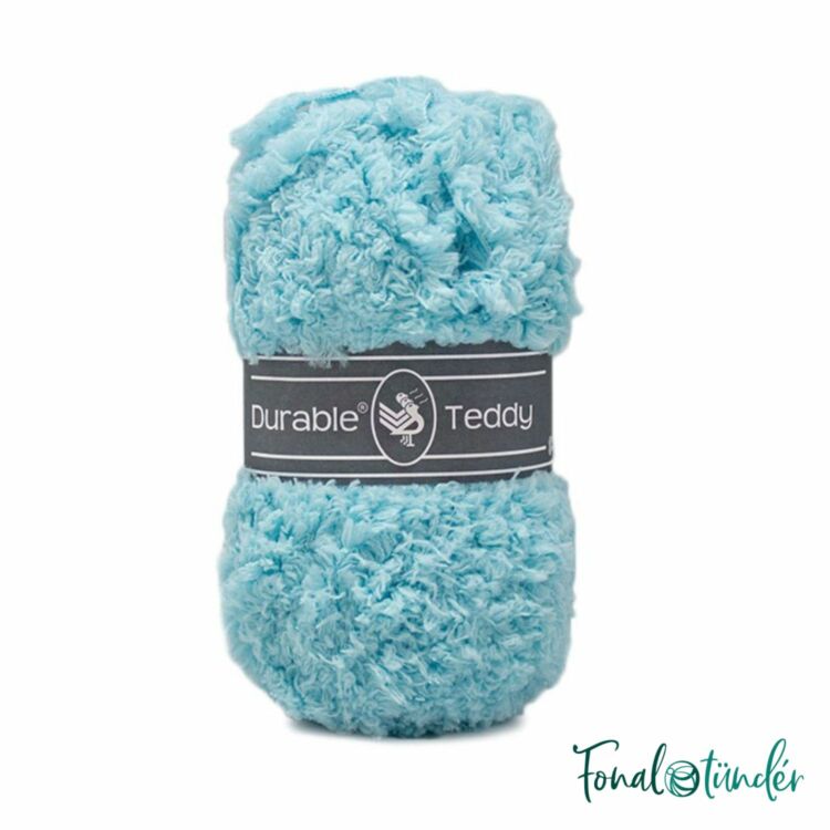 Durable Teddy 2123 Sky - világoskék buklé fonal - lightblue hairy fluffy yarn