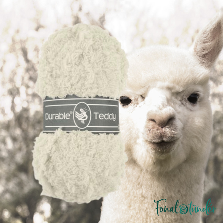 Durable Teddy 2212 Cream - krémfehér buklé fonal