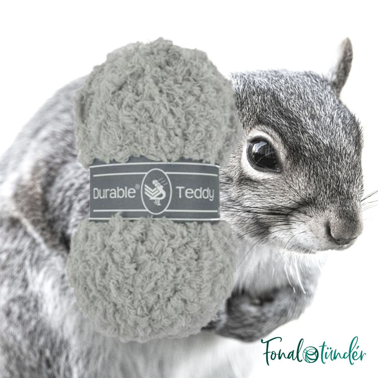 Durable Teddy 2228 Gray - világosszürke buklé fonal