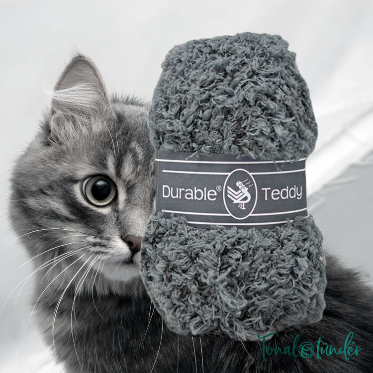 Durable Teddy 2235 Ash - hamuszürke buklé fonal