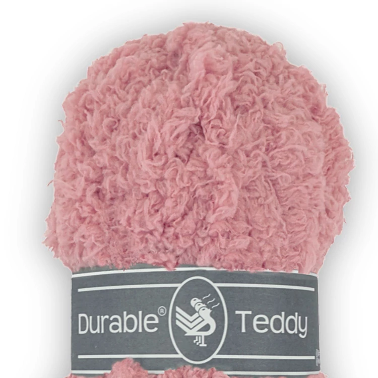 Durable Teddy 225 Vintage Pink - rózsaszín buklé fonal - hairy fluffy yarn