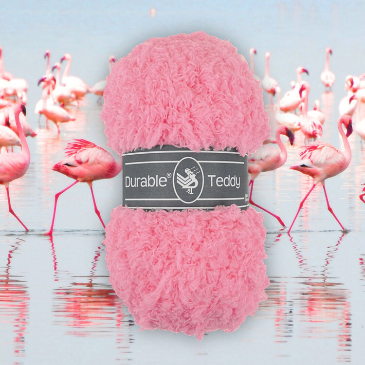 Durable Teddy 229 Flamingo Pink - rózsaszín buklé fonal Durable Teddy 229 Flamingo Pink - rózsaszín buklé fonal