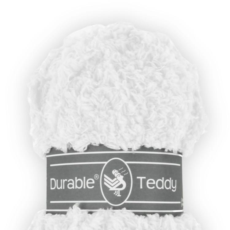Durable Teddy 310 White - hófehér buklé fonal